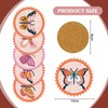Cyleibe 6 Pcs Diamond Painting Coasters Drink Coasters, DIY Diamond