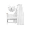 balbina Canopy, 100% Cotton, Decorative Set for Cot, Bed Canopy
