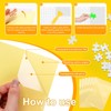 64 Sheets Puzzle Glue Transparent Double-Sided with Spade Suitable for