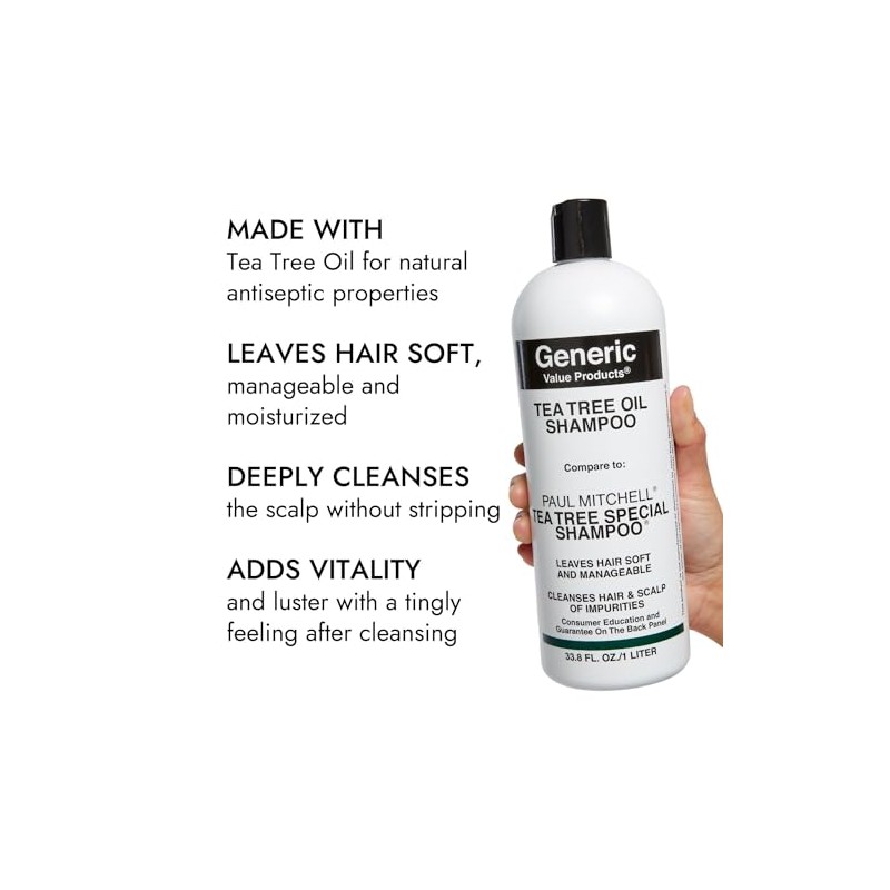 Generic Value Products Tea Tree Oil Shampoo Compare to Paul