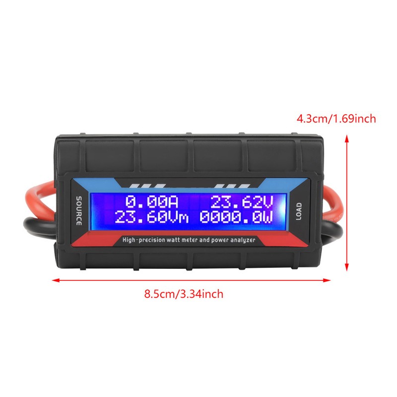 8V~60V High Precision Watt Meter Voltage Amp Meter Power Analyzer