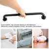 Black Space Aluminum Anti‑Skid Bathtub Handle Handrail Safety Grab Bar