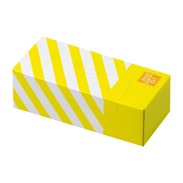 驚異の防臭袋 BOS (ボス) ストライプパッケージ /クリームイエローSSサイズ250枚入 赤ちゃん用 おむつ ・ ペット うんち