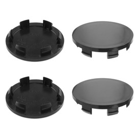 DewFlew 4Pcs Wheel Center Caps for Chevy GMC SAAB Jaguar 9-7X Wheel Rim Outer 67.4mm(2.65in) Inner 58.8mm(2.31in) Black Hub Caps