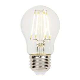 Westinghouse 5316600 4.5 Watt (40 Watt Equivalent) A15 Dimmable Clear Filament LED Light Bulb, Medium Base