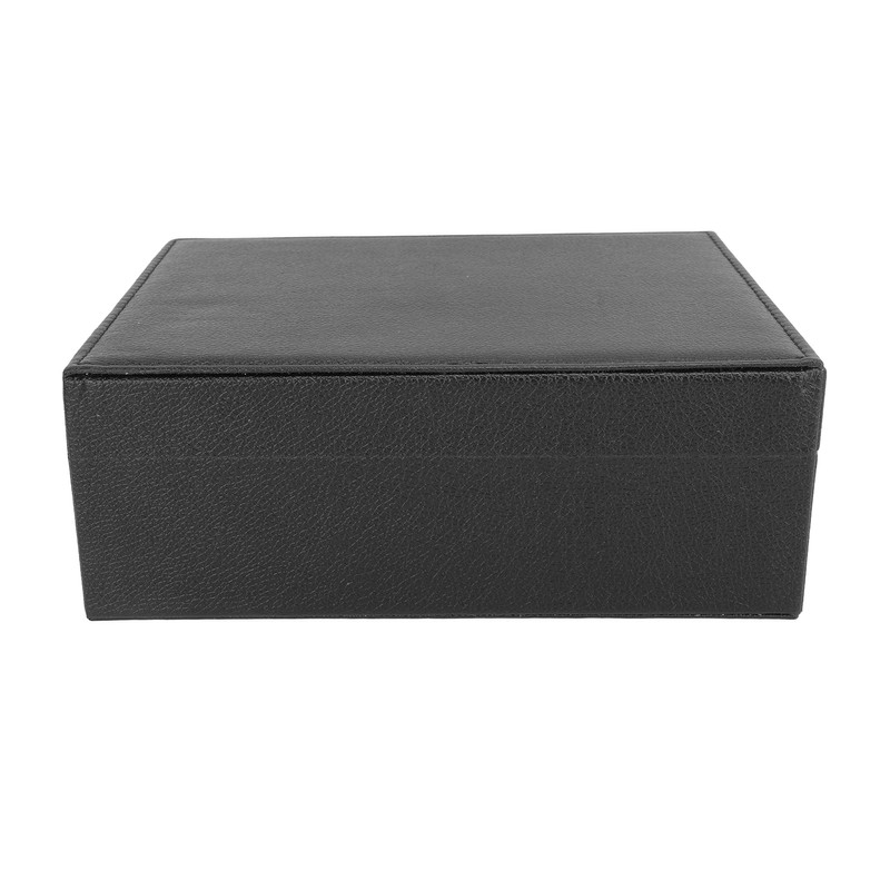Double Layer Jewelry Box Soft PU Leather Jewelry Storage Organizer