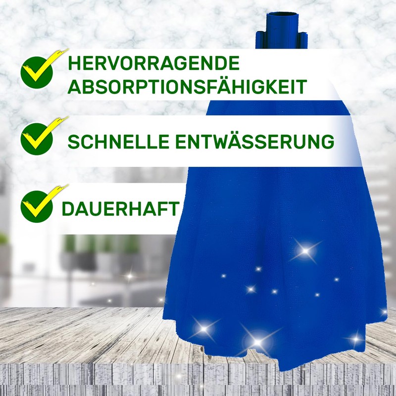 Microfibre Mop Strip 30 cm 164 g Blue Onix TECH