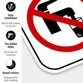 Non Potable Water Do Not Drink Do Not Use for Drinking Washing Or Cooking Sign, 12x18 Inches, 55 mil Thick HDPS (high Density polystyrene), Made in USA