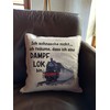 KiLaLa Anti-Snore Cushion Locomotive Steam Train with Saying