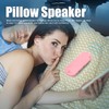 Portable Pillow Speaker With Stereo Deep Bass for Sleeping, Mini