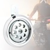Universal Powerful 105dB Motorcycle Horn with Chrome Lid Honeycomb Pattern