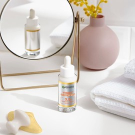 Garnier Vitamin C Facial Serum with Fast Absorbing Formula with Niacinamide and Salicylic Acid with Even and Brightening Texture, Light Texture for Soft Skin, 6 Bottles of 30 ml