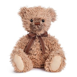 Aurora World Noah Tradtional Teddy Bear Plush Toy (Medium, Light Brown)