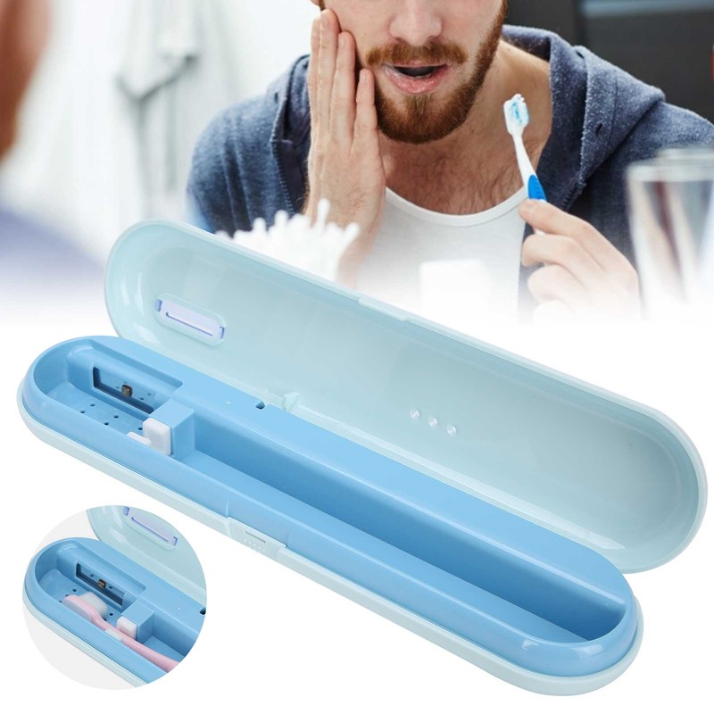 USB Charging UV LED Toothbrush Cleaning Box Ultraviolet Toothbrush Cleaner