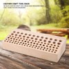 98 Holes Leather Hole Stand, Leather Craft Tool Wooden Shelf