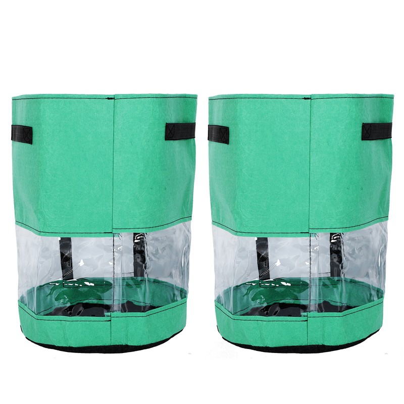 2PCS 10 Gallon Potato Plant Grow Bag Breathable Non Woven