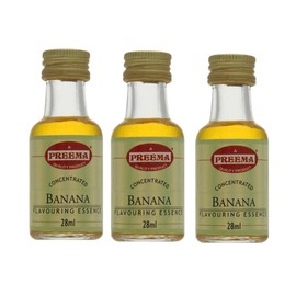 Preema Banana Flavouring Essence 3X28ml Small Size Premium Quality