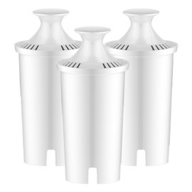 Replacement for Brita® Water Filter Pitchers and Dispensers, NSF Certified Pitcher for Brita® Classic, OB03, Mavea® 35557 107007 and More, Reduce TDS and Chlorine, 3 Count