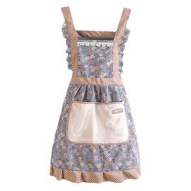 FAIRYGATE Adjustable Waterproof Apron Bib Apron with 2 Pockets Cooking Kitchen Aprons for Women Men Chef Adult Gifts A1515