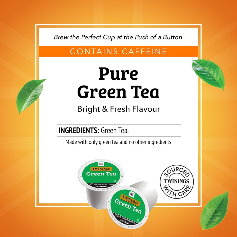 Twinings Green Tea K-Cup Pods for Keurig, 24 Count (Pack