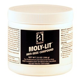 MOLY-LIT 12016 Molydbenum Disulfide and Graphite Anti-Seize Compound, 23 oz., Black, Paste