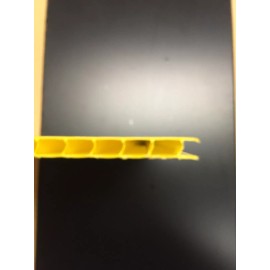 Coroplast 4mm 24" x 24" (4 Pack) Yellow Corrugated Plastic Sheets Sign
