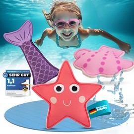KIDVERSE Diving Animals for Children - Tested Water Toy - Neoprene Diving Toy for Children - Colourful Swimming Pool Toy for Learning to Dive - Pool Toy (Ocean Magic Pink)