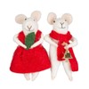 Sass & Belle Millie or George Christmas Mouse Standing Decoration