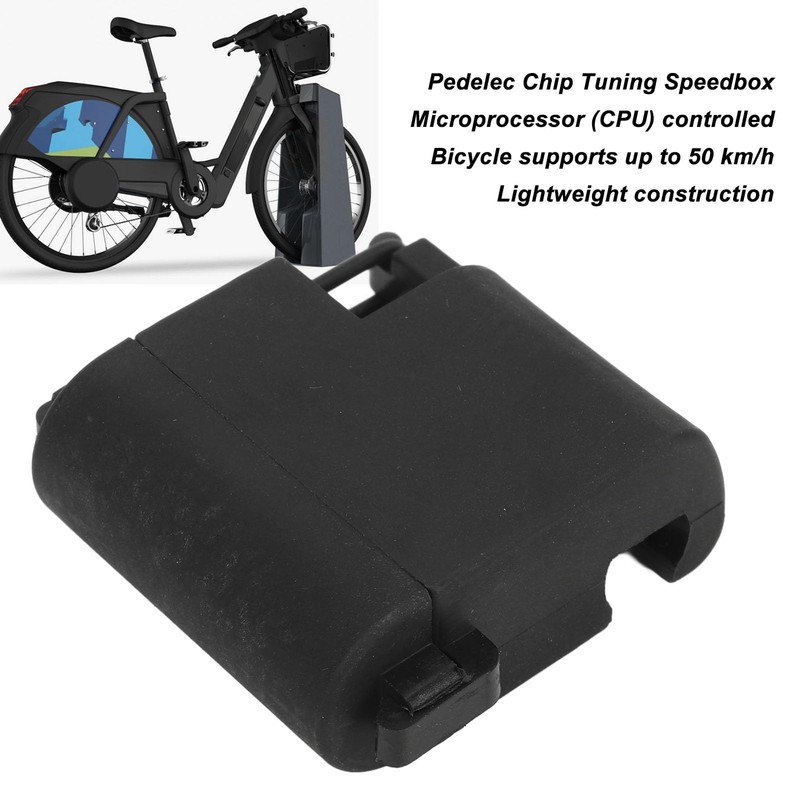 Chiptuning Speedbox for Electric Bicycles, 50 km/h CPU-Controlled Speedbox, Less