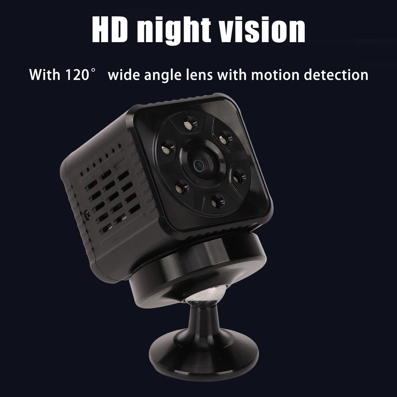 Night Vision Mini Camera 1080p 120 Degree 5V 1A Micro