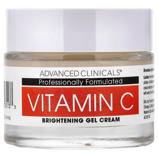 Vitamin C, Brightening Gel Cream, 2.5 fl oz (74 ml)