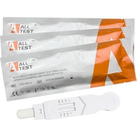Employee Saliva Drug Testing Kits ~ 6 Panel Rapid Workplace Safety Checks DSD-863/MET (3 Tests)