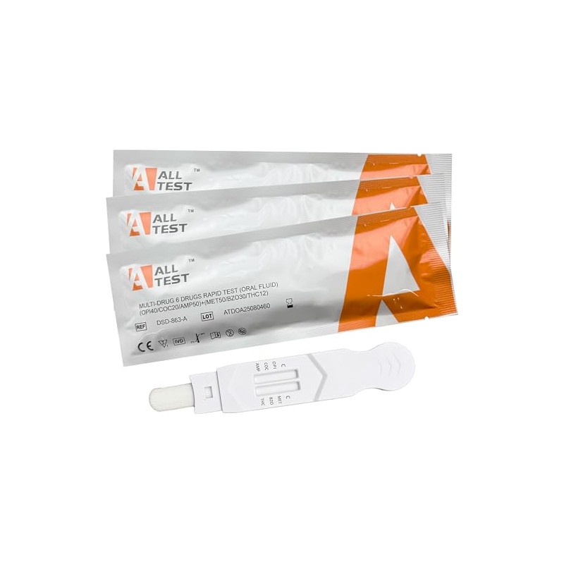 Employee Saliva Drug Testing Kits ~ 6 Panel Rapid Workplace