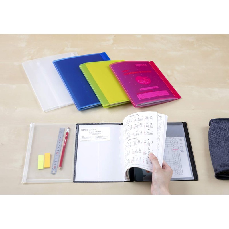 Sekisei ACT-5955-90 Notebook Cover, Actif, V, Smapoke, A5, Clear