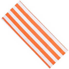GORGECRAFT 1pc Beach Sling Chair Replacement Canvas 120X43cm Outdoor Chairs Cloth Replacements Reclining Sling Replacement for Sunbathing Garden Courtyard Beach Relaxation, Orange Red White Stripes