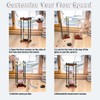 Empty Hourglass Fillable, Wooden Frame DIY Sand Timer, 10 Inch
