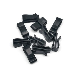 Alamic 20 Pack Plastic Webbing Ending Clip 1" Tactical Backpack Strap Keeper Clips Belt Clip Hook Helmet Goggle Webbing Clip Buckle (20, 1'')