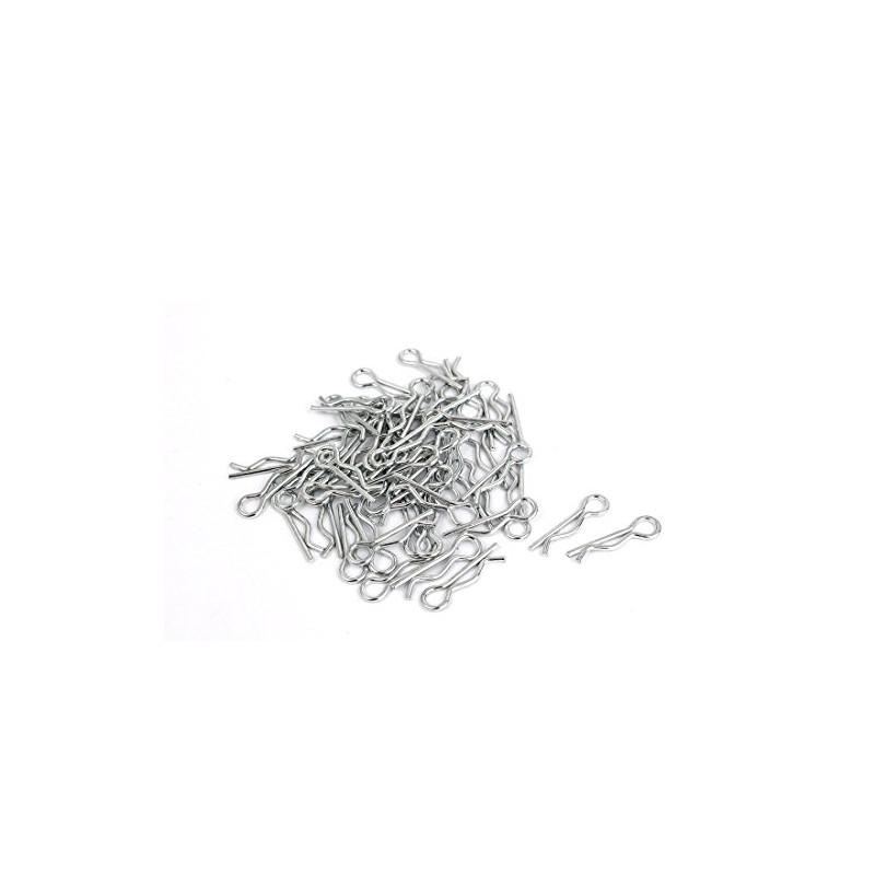 sourcing map Pack of 50 R Pins Mechanical Coupling Hair