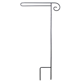 Briarwood Lane Briarwood Lane Wrought Iron Black Wrap Around Garden Flag Stand