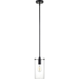 Black Pendant Lights Kitchen Island - Large Clear Glass Pendant Light Fixture