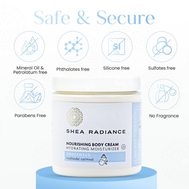 Shea Radiance Nourishing Body Cream with Colloidal Oatmeal | Hydrating