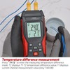 AOOFCMLLC Thermocouple Thermometer, Digital Dual Channels Thermocouple with 4 K-Type