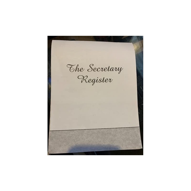 Secretary Deskbook Check Register - Size 6 3/8 x 8