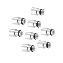 Partuto 8pcs Fuel Injector Spacer Set Intake Manifold Truck Injector Replacement for LS1 LS6 Truck Injector Adapter Replacement