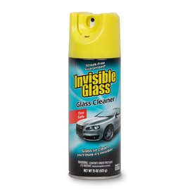 Invisible Glass 91163 Premium Aerosol Glass Cleaner Spray for Car Windshields and Windows, Automotive and Home Window Cleaner, Streak-Free, Ammonia-Free, Tint-Safe – 15 oz
