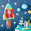 Pull String Rocket Ship Pinata for Outer Space Themed Party