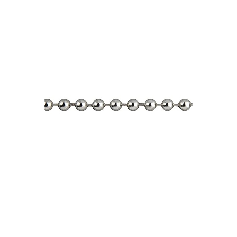 Premium Roller Blind Chrome Beaded Pull Chain - Continuous Loop