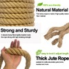 Twisted Manila Rope 1-1/2 Inch x 50 Feet, Nature Jute