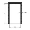 dexierp Protection Force Flat End Cap For 3mm 1/8 inch