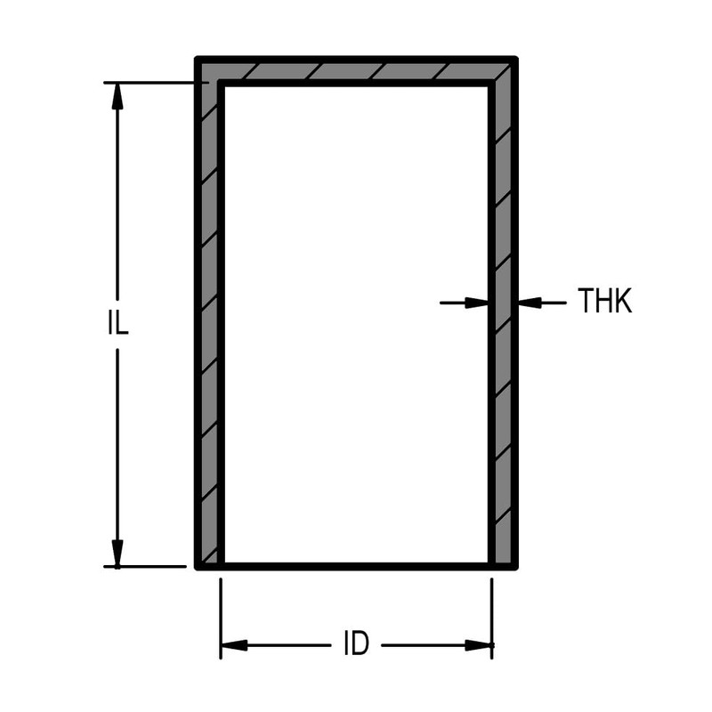dexierp Protection Force Flat End Cap For 3mm 1/8 inch